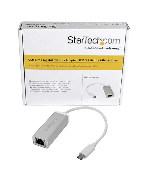 Top 10 🔔 StarTech.com Adaptateur Réseau USB-C Vers RJ45 Gigabit Ethernet - M/F - Argent 👍 – Image 4