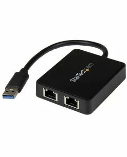 Top 10 😍 StarTech.com Adaptateur USB 3.0 Vers Ethernet Gigabit - Carte Réseau Externe USB Vers 2 Ports RJ45 Ethernet 😉