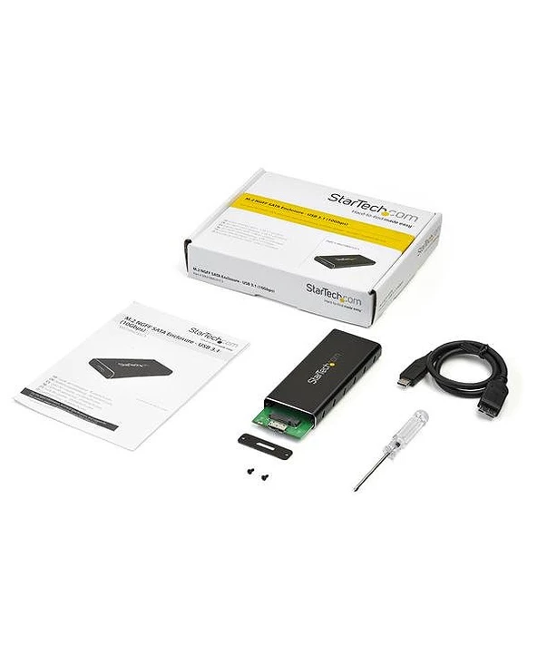 Coupon 🧨 StarTech.com Boîtier USB 3.1 (10 Gb/s) Pour SSD SATA M.2 NGFF Avec Câble USB-C - Aluminium 🎁 – Image 5