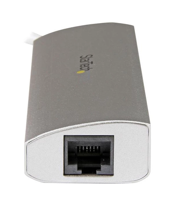 Meilleure vente 🧨 StarTech.com Hub USB 3.0 Portable à 3 Ports Avec Gigabit Ethernet - Câble Intégré - Aluminium ⌛ – Image 3