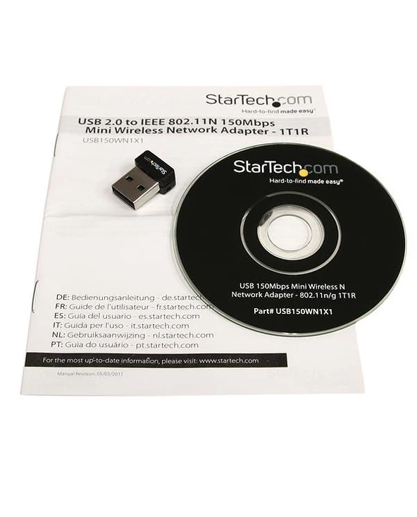 Top 10 😀 StarTech.com Mini Adaptateur Réseau Sans Fil N USB 150 Mb/s - 802.11n/g 1T1R 🤩 – Image 3