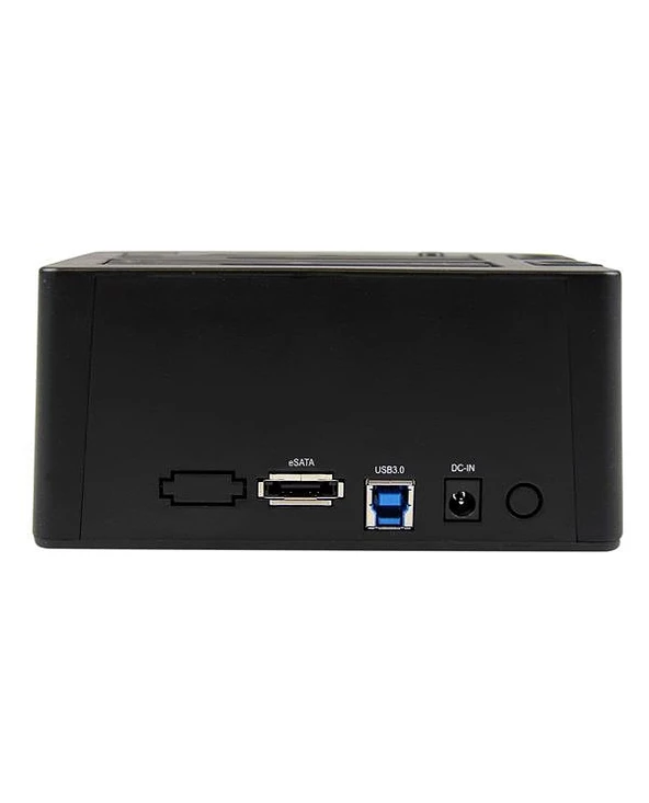 De gros 🌟 StarTech.com Station D'accueil USB 3.0 / ESATA Pour 2 Disques Durs SATA III De 2,5 / 3,5 - Dock HDD / SSD Avec UASP 👍 – Image 4