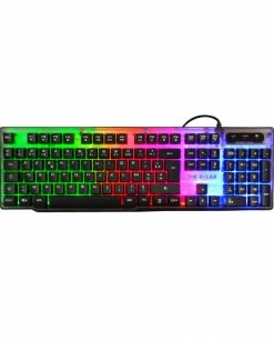 Tout neuf ✔️ The G-Lab Keyz Neon Clavier USB AZERTY Français Noir 👍