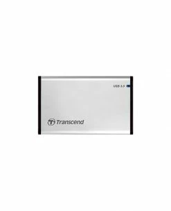 De gros 🤩 Transcend StoreJet 25S3 2.5" Boîtier Disque Dur/SSD Argent Alimenté Par Port USB 🛒