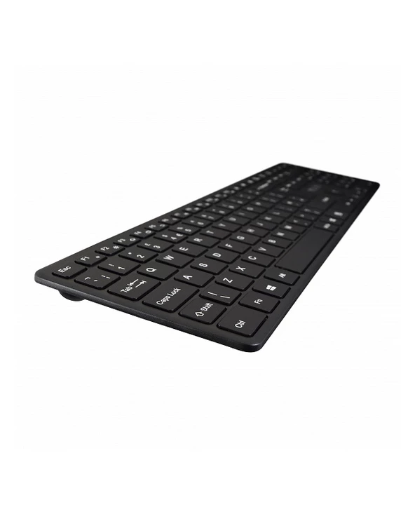 Coupon 🧨 V7 Clavier KW550UKBT Dual Mode Bluetooth / Wireless 2,4 GHZ Anglais QWERTY - Noir ❤️